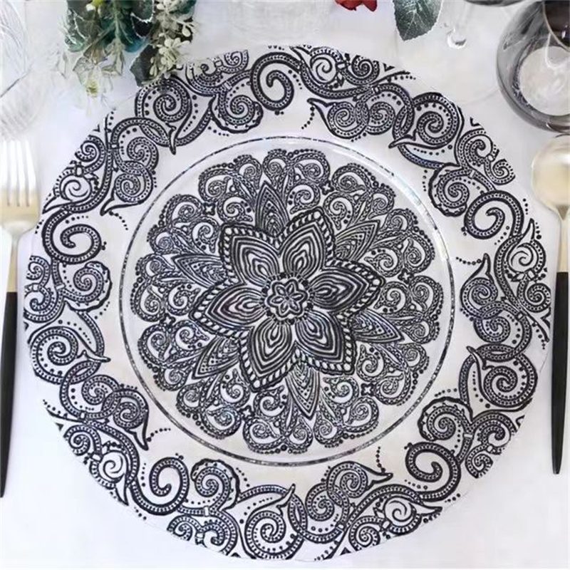 Wholesale Glass Charger Plate PZ-053 - Image 4